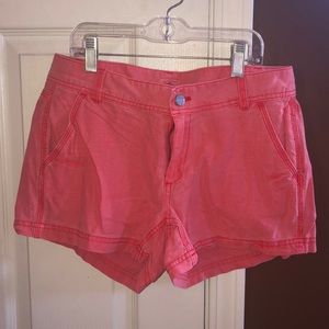 Salmon shorts J. crew